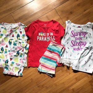 Carters Summer Pajamas